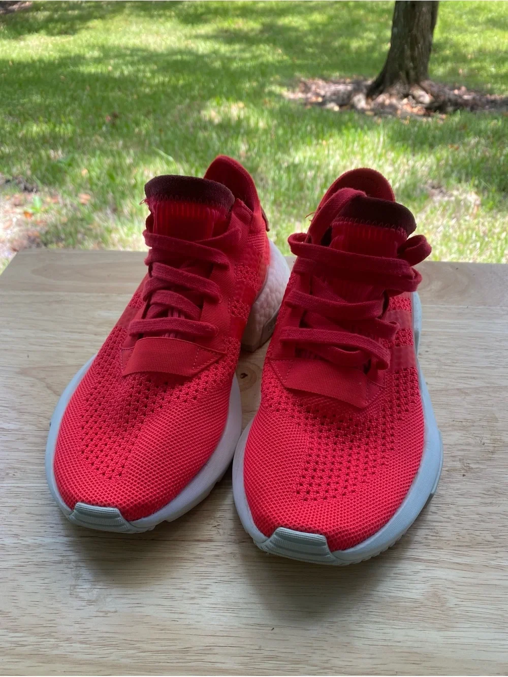 adidas bright red